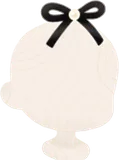 コットンパールのベルベットリボン
