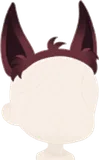 オオカミの耳のカチューシャ
