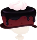 ダークチェリーケーキハット