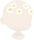 冬のお花の髪飾り