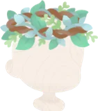 葉っぱの冠