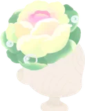 葉牡丹の髪飾り