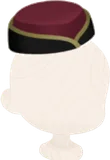 管理人の帽子・赤