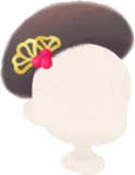 銀杏飾りのベレー帽