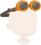 無骨なパイロットゴーグル