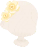 金桜の髪飾り