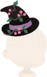 枝が絡まる魔女の帽子