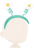お花のカチューシャ