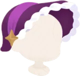 ダイヤフリルボンネット