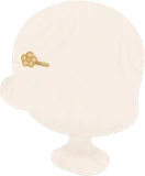 ゴールドのお花のヘアピン
