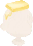 頭乗せバター
