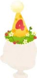 大きな開年記念パーティーハット