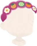 クロシェ編みヘアバンド