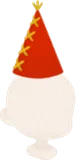 大きなとんがり帽