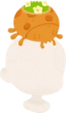 テントウムシのコルクプランター