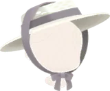 リボンのカンカン帽
