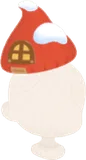 ハウスニット帽・赤