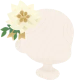 ポインセチアの花飾り