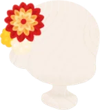 華やかな菊の髪飾り