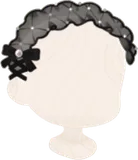 パールレースヘッドドレス