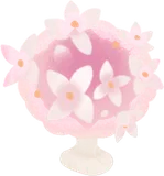 エレガントな沈丁花ヘッド