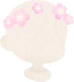 幻想の桜髪飾り