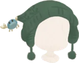 耳当て付きニットワッチ・サワガニ
