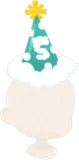 大きな5周年記念パーティーハット