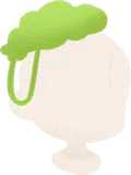 頭覆う苔