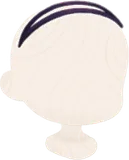 シンプルなワイヤーカチューシャ