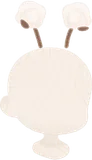 ぴょこんと綿花