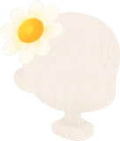 カモミールの髪飾り