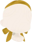 素朴なヘアリボン