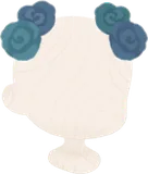 香る青い薔薇アクセ