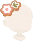 アイシングクッキーのヘアアクセ