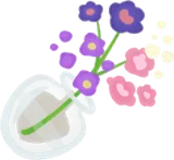 知恵の花の花瓶