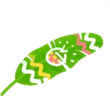 虫寄せの葉っぱ