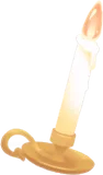 アンティーク風キャンドル型ランプ