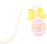 手持ちピンクイースターエッグ