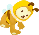 抱っこミツバチクマのぬいぐるみ