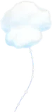 雲で作った風船
