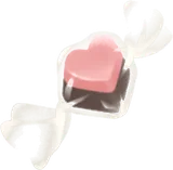 お土産のハートチョコ
