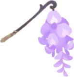 手持ちの藤の花