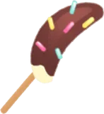 お祭りのチョコバナナ