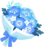 ネモフィラの花束
