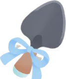 水色リボンのスコップ