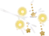 きらめく小枝