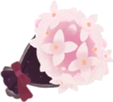 贈る沈丁花のブーケ