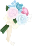 紫陽花とバラのブーケ
