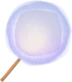 光るわたあめ